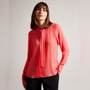 Ted Baker London nwt Coral Blouse size 3